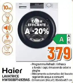 Ipercoop Haier LAVATRICE HW100BP14929AS offerta