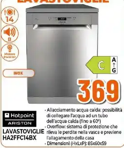 Ipercoop Lavastoviglie Hotpoint Ariston HA2FFC14BX offerta