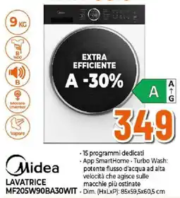Ipercoop Lavatrice Midea offerta
