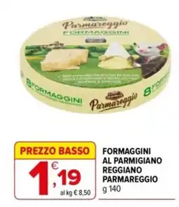 Iperal Formaggini al Parmigiano Reggiano Parmareggio offerta