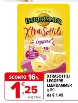 Iperal Xtrasottili leggere Leerdammer offerta