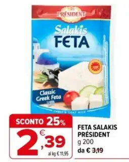 Iperal Feta Salakis Président offerta