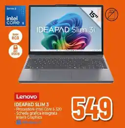 Ipercoop Lenovo IDEAPAD SLIM 3 offerta