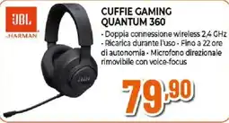 Ipercoop JBL Cuffie Gaming Quantum 360 offerta