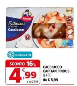 Iperal Cacciucco Capitan Findus offerta