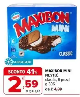 Iperal Maxibon mini Nestlé classic offerta