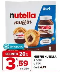 Iperal Muffin Nutella offerta