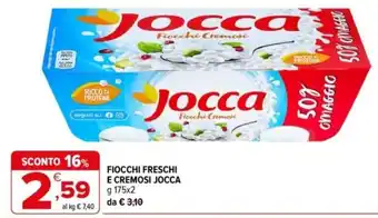 Iperal Fiocchi freschi e cremosi Jocca offerta