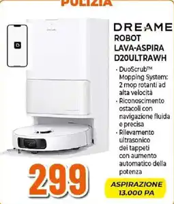 Ipercoop Dreame robot lava-aspira D20ultrawh offerta