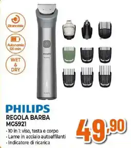 Ipercoop Philips regola barba offerta