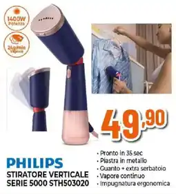 Ipercoop Philips stiratore verticale serie 5000 sth503020 offerta