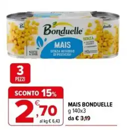 Iperal Mais Bonduelle offerta