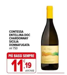 Iperal Contessa Entellina Doc Chardonnay Sicilia DonnaFugata offerta