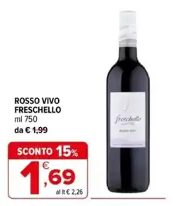 Iperal Rosso Vivo Freschello offerta
