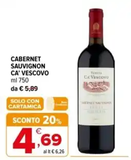 Iperal Cabernet Sauvignon Ca' Vescovo offerta