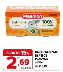Iperal Omogeneizzato di pesce Plasmon offerta