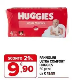 Iperal Pannolini ultra comfort huggies offerta