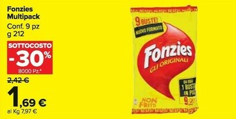 Carrefour Market Fonzies multipack offerta