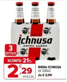 Iperal Birra Ichnusa offerta