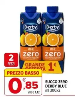 Iperal Succo zero Derby Blue offerta