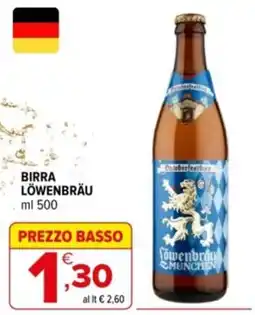 Iperal Birra Löwenbräu offerta