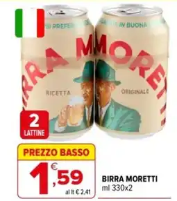 Iperal Birra Moretti offerta