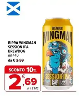 Iperal Birra Wingman Session IPA Brewdog offerta