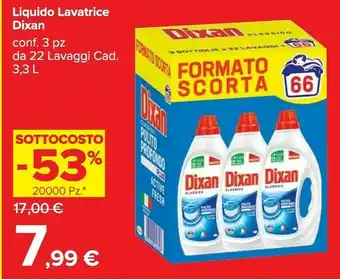 Carrefour Market Detersivo liquido lavatrice offerta