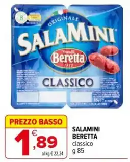 Iperal Salamini Beretta classico offerta
