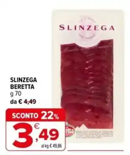 Iperal Slinzega Beretta offerta