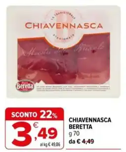 Iperal Chiavennasca Beretta offerta