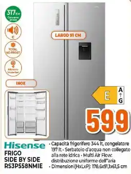 Ipercoop Hisense frigo side by side offerta