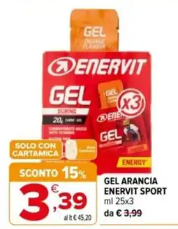 Iperal Gel arancia Enervit Sport offerta