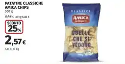 Coop Superstore Patatine classiche Amica Chips offerta