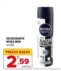 Iperal Deodorante Nivea Men offerta