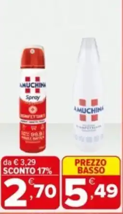Iperal Amuchina spray disinfettante offerta