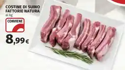Coop Superstore Costine di suino Fattorie Natura offerta