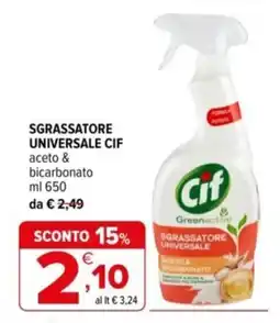 Iperal Sgrassatore universale Cif offerta