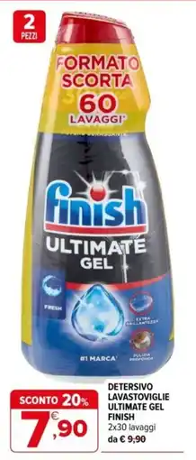 Iperal Detersivo lavastoviglie ultimate gel finish offerta