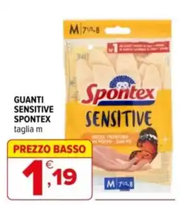 Iperal Guanti sensitive spontex offerta