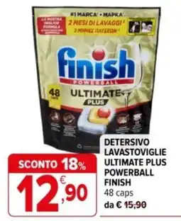 Iperal Detersivo lavastoviglie ultimate plus powerball finish offerta
