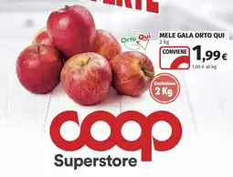 Coop Superstore Mele Gala Orto Qui offerta