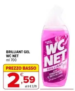 Iperal Brilliant gel wc net offerta