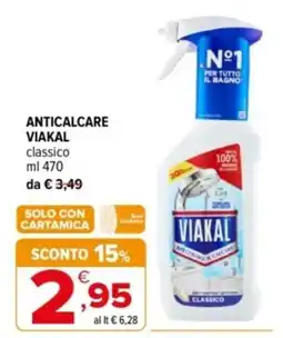 Iperal Anticalcare Viakal classico offerta