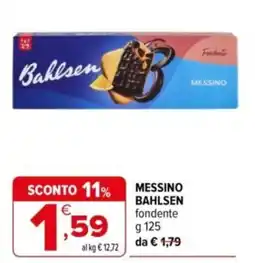 Iperal Messino Bahlsen fondente offerta
