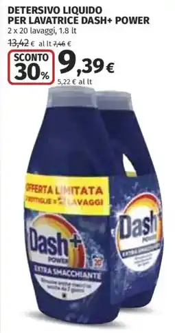 Coop Superstore Detersivo liquido per lavatrice Dash+ Power offerta