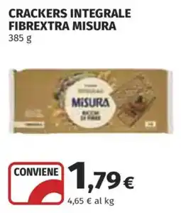 Coop Superstore Crackers integrale fibrextra misura offerta