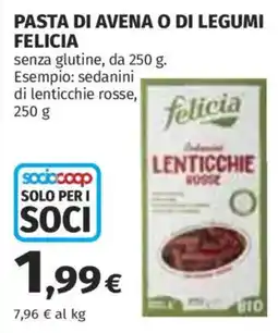 Coop Superstore Lenticchie rosse Felicia offerta