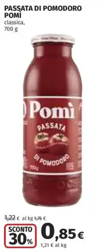 Coop Superstore Passata di pomodoro Pomi classica offerta