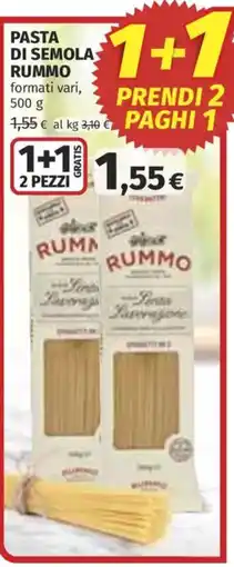 Coop Superstore Pasta di semola Rummo offerta